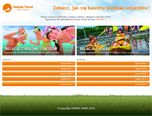 Tablet Screenshot of blog.kolonieiobozy.pl